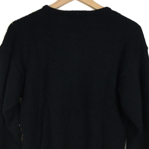 VINTAGE Sweater Beaded Floral Flowers Roses Western Connection Retro 80s Small - Picture 6 of 9